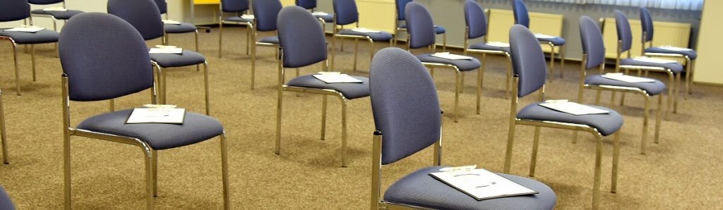 Hygienekonzept für Veranstaltungen - Bestuhlung einer Veranstaltung
