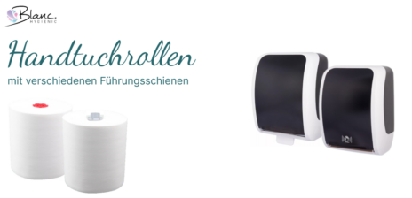 Handtuchrollen mit verschiedenen Führungsschienen