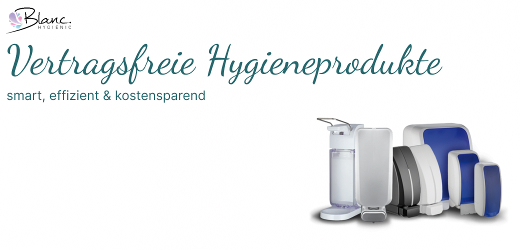 Vertragsfreie Hygieneprodukte bei Blanc Hygienic