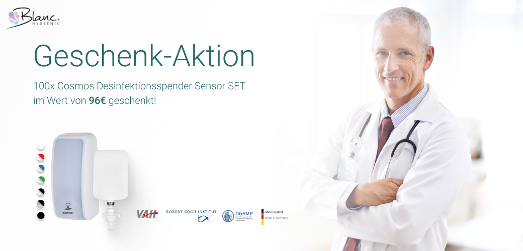 Geschenk-Aktion Desinfektionsspender Sensor SET