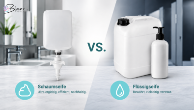 Schaumseife vs. Flüssigseife: Das optimale System