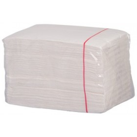 SET: Serviettenspender + 6.000 Qualitäts-Servietten weiß, Tisch- Serviettenspender (für 600 Blatt)