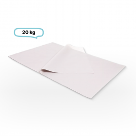 Einschlag, Illudruckpapier, weiß, 45x60 cm, 20 KG, fettabweisenden 45 - 58 g/m²