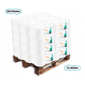 CIL- les Tissue- Handtuchrollen, centerfeed - Series G, 264 Rollen, 1-lagig, 275m je Rolle, Recyclingpapier