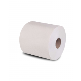 Handtuchpapierrollen für Papierrollenspender, 140m/Rolle, weiß, 2-lg, 100% Zellstoff, f. Signature- und Reflectionserie INITIAL