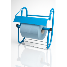 Putzrollenhalter FIX, für Wandmontage, mit Abfallsackhalterung, für Putzrollen bis 40 cm Breite