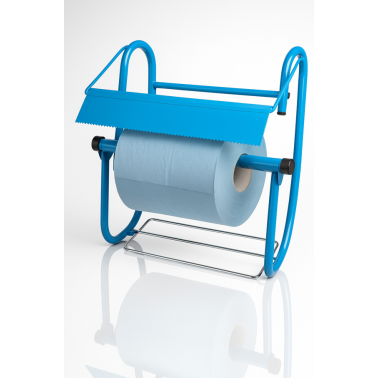 Putzrollenhalter FIX, für Wandmontage, mit Abfallsackhalterung, für Putzrollen bis 40 cm Breite