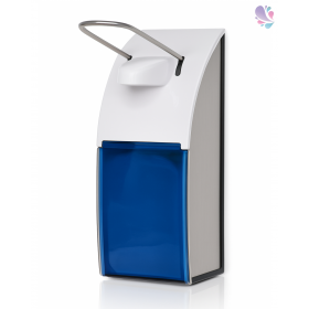 Dosierspender, Armhebelspender, EURO-Spender, EDELSTAHL-GEBÜRSTET, FIX, 500ml, klein