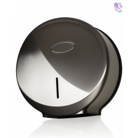 Jumbo-Toilettenpapierspender AITANA Mini, Edelstahloptik, Kapazität: Ø max. 220 mm je Rolle