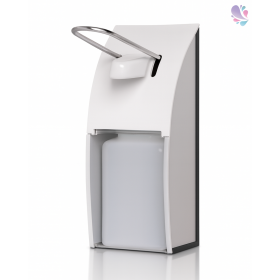 Dosierspender, Armhebelspender, EURO-Spender, ALUMINIUM, FIX, 500ml, klein