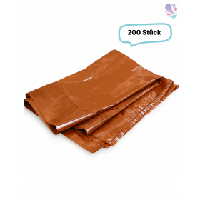 Qualitäts-Müllbeutel 240 Liter, braun, 45my, 200 Beutel je SET