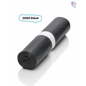 Qualitäts-Müllbeutel 7Liter, grau, 1.000 Beutel je SET