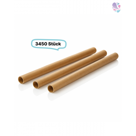 Papier- Trinkhalm, JUMBO 8 x 230 mm, 3.450 Stk, verschiedene Farben
