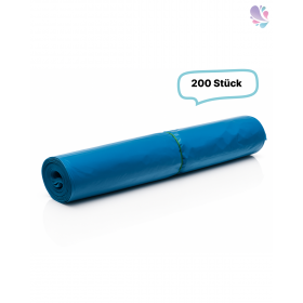 Müllsack, 200 Müllbeutel, Abfallsack, QUALITY, BLAU, 240 Liter, extra reißfest, 30my, 200 Beutel je SET