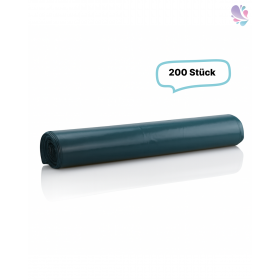 Qualitäts-Müllsack, Schwerlastsack, 240 Liter, blau, extra groß, extra reißfest, 60my, 200 Beutel SET