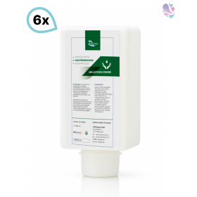 Lotion Cremeseife SET, Qualitäts- Handreinigungsseife, Flüssigseife dermatologisch getestet, 6x Vakuumflasche 2.000ml je SET