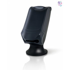 Serviettenspender, Tischserviettenspender mit Standfuss bis zu 600 Blatt Blanc Value, ideal für Kantinen, Großküchen