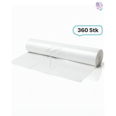 Müllbeutel Premium 60 Liter, weiß, reißfest, 13my, 360 Beutel je SET