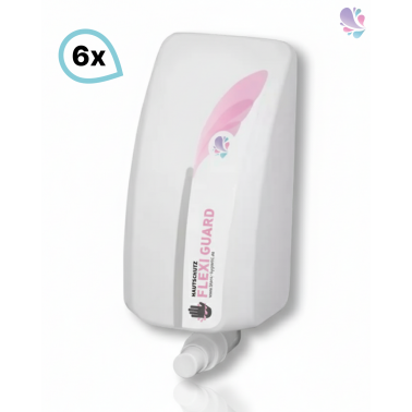 Hautschutzsprühlotion Lavela Flexi Guard, 6x1-Liter Kartuschen 12.000 Anwendungen je SET