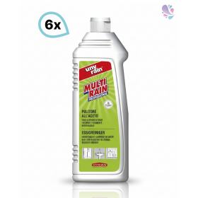 Saurer Profi-Allzweckreiniger 6 x 1 Liter Flasche für alle waschbaren und säurebeständigen Oberflächen und Sanitäreinrichtungen