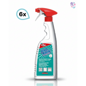 Saurer Profi-Unterhaltsreiniger für Badoberflächen, 6 x 750 ml Sprühflasche, sehr ergiebig, materialschonend