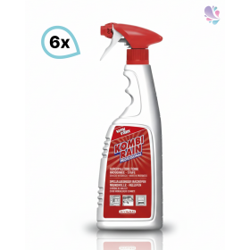 Profi-Spezialreiniger, 6 x 750 ml Sprühflasche, für Mikrowellen und Kombidämpfer, entfernt gründlich Fett, Öl