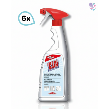 Profi-Spezialreiniger für Marmor und säureempfindliche Oberflächen, 6 x 750 ml Sprühflasche, für alle waschbaren Oberflächen