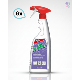 Profi-Vorbehandlungsmittel, Fleckenentferner, 6 x 750 ml Sprühflasche, zur Fleckdetachur bei fettig verschmutzten Textilien