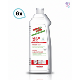 Allzweck-Essigreiniger 6 x 1 Liter Flasche für alle waschbaren und säurebeständigen Oberflächen und Sanitäreinrichtungen