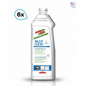 Alkalischer Allzweckreiniger Konzentrat, ECOLABEL, 6 x 1000 ml Flasche, auf pflanzlicher Basis, sehr ergiebig