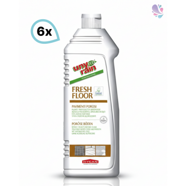 Alkalisches Wischpflegemittel für poröse Böden, ECOLABEL, 6 x 1000 ml Flasche, materialschonend, sehr ergiebig