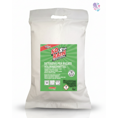 Profi-Premium Pulver-Vollwaschmittel, 1 x 6 kg Sack, für gewerbliche und Haushaltswaschmaschinen