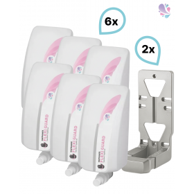 SET: Hautschutzsprühlotion 6x 1-Liter, 12.000 Anwendungen + 2x Lavela Spender - PRODUKTSET