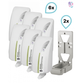 SET: Haut- & Händedesinfektion 6x 1-Liter, 12.000 Anwendungen + 2x Lavela Spender - PRODUKTSET