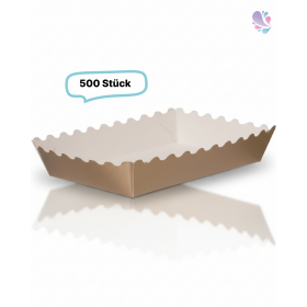 Papier-Backformen Stern klein, Weihnachten, 300 Stück, 130x35mm, Volumen ca. 270ml, Backofen geeignet, aluminiumfrei