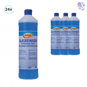 Glasreiniger Pro Val, schnelltrocknend, streifenfrei, effektiv, flüssig, 24 x 1L Flaschen