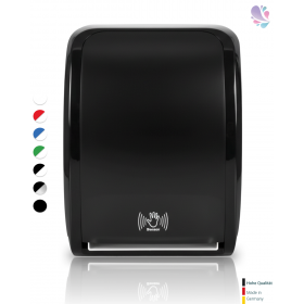 Handtuchspender SENSOR, berührungslos, Batterie & Netzbetrieb, Blattlängenregulator & weitere Innovationen, Blanc Cosmos