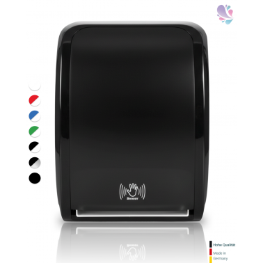 Handtuchspender SENSOR, berührungslos, Batterie & Netzbetrieb, Blattlängenregulator & weitere Innovationen, Blanc Cosmos