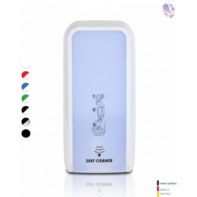 SENSOR Spender für Toilettensitzreinigung bis zu 2.500 Anwendungen je 1-Liter, blitzschneller Kartuschenwechsel, Blanc Cosmos