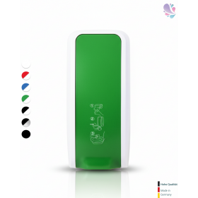 Spender für Toilettensitzreinigung MANUELL bis zu 1.000 Anwendungen je 1-Liter, blitzschneller Kartuschenwechsel, Blanc Cosmos