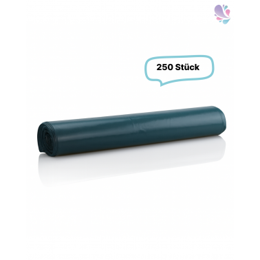 Qualitäts-Müllsack 70 Liter, blau, 38my, extra reißfest, 250 Beutel je SET