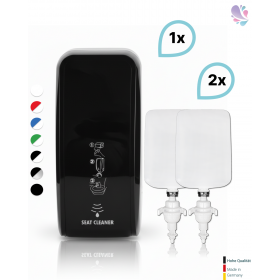 SET: SENSOR Spender für Toilettensitzreinigung Blanc Cosmos versch. Farben+2x 1-Liter Toilettensitzreinigungsschaum - PRODUKTSET