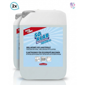 Profi-Glanztrockner für Geschirrspülmaschinen, 2x5 kg Kanister, neutral, für Haushalts- und gewerbliche Maschinen