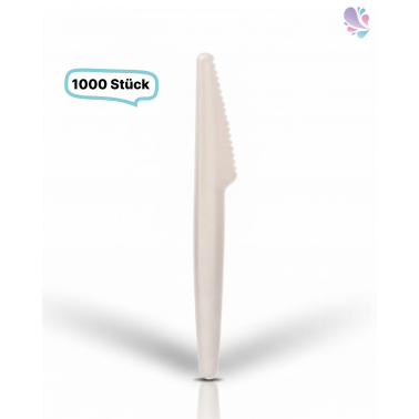 Messer, Papiermesser, 17 cm, 1.000 Stk, weiß, Premium Qualität