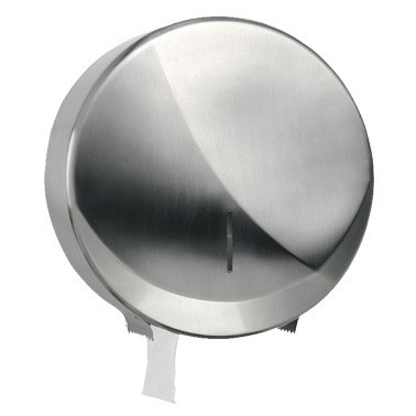 Jumbo-Toilettenpapierspender Futura Midi, Edelstahl gebürstet, Kapazität: Ø max. 220 mm je Rolle