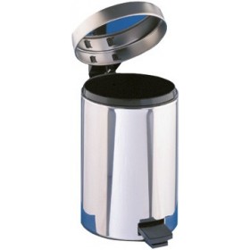 Badezimmer Abfallbehälter, Abfalleimer 5 Liter mit Fußpedal und Einsatzeimer