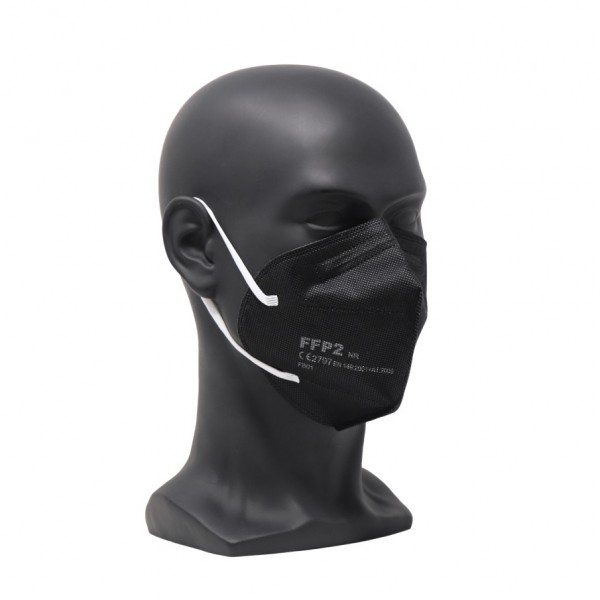 FFP2-Mundschutzmaske farbig original & zertifiziert, 100 Stk. Mund- & Nasenmaske, Einwegmaske, EN 149:2001 + A1:2009