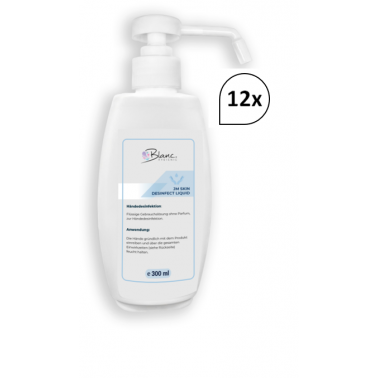 Flüssige Händedesinfektion, sehr ergiebig, JM Skindisinfect Liquid Mini Fix, 12x300 ml