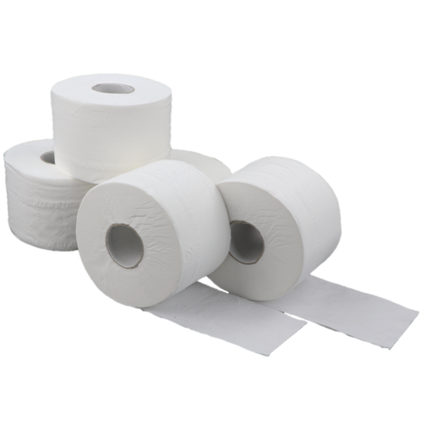 Toilettenpapier smart MAXI, Haushaltsrolle, 2-lagig, 75m je Rolle, 100% Zellstoff, ergiebig wie 120 Rollen je SET