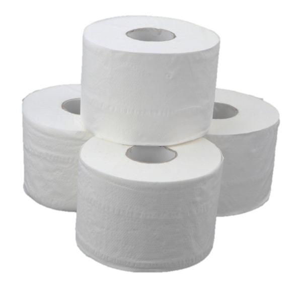 Toilettenpapier smart MAXI, Haushaltsrollen, 3-lagig, 65m/Rolle, 100% Zellstoff, ergiebig wie 108 Rollen je SET